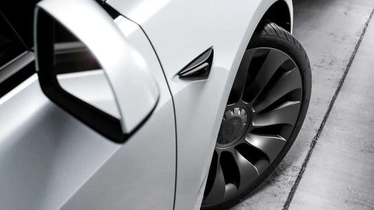 Tesla tire rotation, 10000 km.